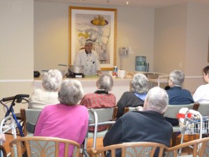 Chef Rick Kendall at RiverCourt Residences in Groton MA