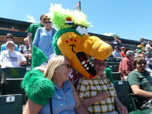 Having-fun-with-one-of-the-mascots