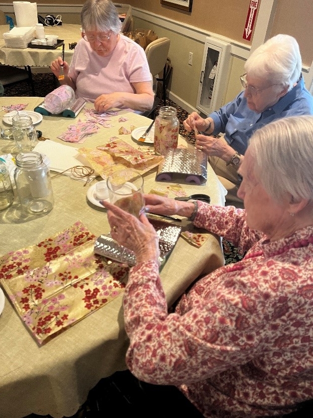 RiverCourt Residences Seniors Partaking in Activities